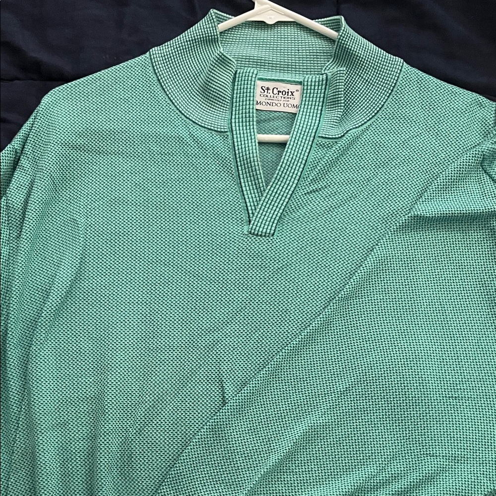 St. Croix Men's Green Polo Shirt